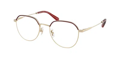 Coach Hc5188td Asian Fit Women's Glasses, Gold, Size 51