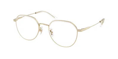 Coach Hc5188td Asian Fit Women's Glasses, Gold, Size 51