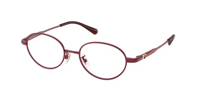 Coach Hc5189td Asian Fit Women's Glasses, Burgundy, Size 50
