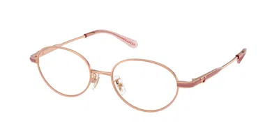 Coach Hc5189td Asian Fit Women's Glasses, Gold, Size 50