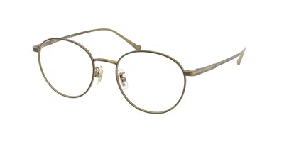Coach Hc5190td Asian Fit Men's Glasses, Gold, Size 51