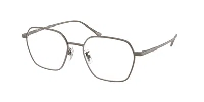 Coach Hc5191td Asian Fit Men's Glasses, Gunmetal, Size 53 In Gray