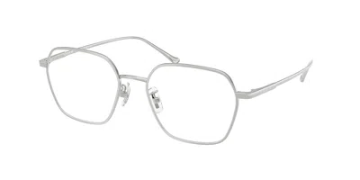 Coach Hc5191td Asian Fit Men's Glasses, Silver, Size 53