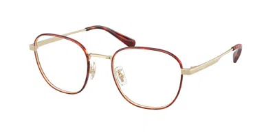 Coach Hc5203 9005 Men's Glasses Gold Size 52 - Free Lenses - Blue Light Block Available In Brown