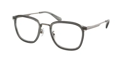 Coach Hc5210 9472 Men's Glasses Grey Size 52 - Free Lenses - Blue Light Block Available In Satin Gunmetal,grey