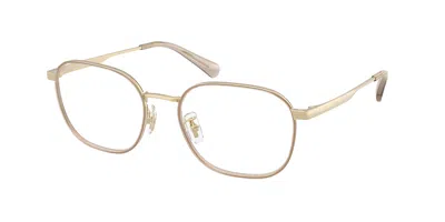 Coach Hc5211 9491 Men's Glasses Gold Size 53 - Free Lenses - Blue Light Block Available In Matte Black,gunmetal,gold