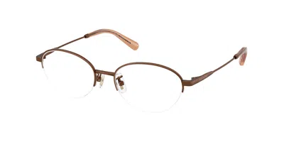 Coach Hc5212td Asian Fit 9410 Women's Glasses Brown Size 50 - Free Lenses - Blue Light Block Available In Gold