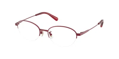 Coach Hc5212td Asian Fit 9413 Women's Glasses Burgundy Size 50 - Free Lenses - Blue Light Block Available In Satin Burgundy