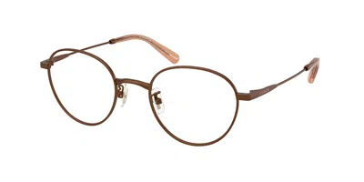 Coach Hc5213td Asian Fit 9410 Women's Glasses Brown Size 48 - Free Lenses - Blue Light Block Available In Satin Bronze