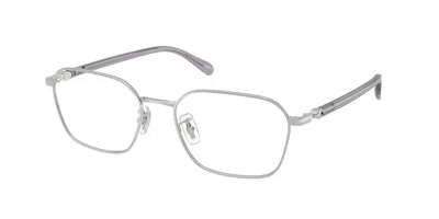 Coach Hc5214td Asian Fit 9001 Men's Glasses Silver Size 54 - Free Lenses - Blue Light Block Available In Shiny Silver