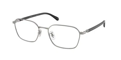 Coach Hc5214td Asian Fit 9004 Men's Glasses Gunmetal Size 54 - Free Lenses - Blue Light Block Available In Shiny Gunmetal