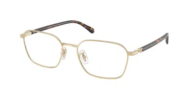 Coach Hc5214td Asian Fit 9005 Men's Glasses Gold Size 54 - Free Lenses - Blue Light Block Available In Bright Light Gold