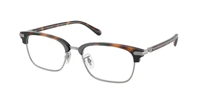 Coach Hc5215td Asian Fit 9494 Men's Glasses Tortoiseshell Size 53 - Free Lenses - Blue Light Block Availab In Brown