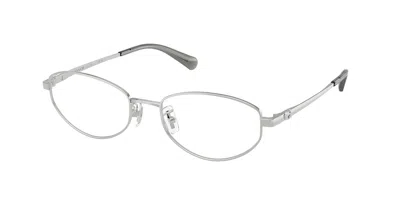Coach Hc5216d Asian Fit 9001 Women's Glasses Silver Size 53 - Free Lenses - Blue Light Block Available In Shiny Silver