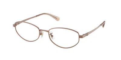 Coach Hc5216d Asian Fit 9414 Women's Glasses Brown Size 53 - Free Lenses - Blue Light Block Available In Gold