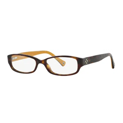 Coach Hc6001 5055 Dark Havana 50mm In Brown