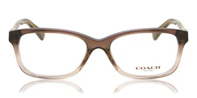 Coach Hc6089 5400 Occhiali Da Vista Marroni Per Donna (solo Montatura) In Brown