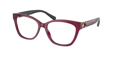Coach Hc6120 Women's Glasses, Red, Size 54