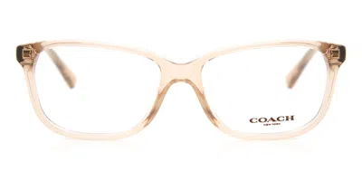 Coach Hc6143 5561 Women's Glasses Brown Size 52 - Free Lenses - Blue Light Block Available In Gold