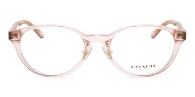 Coach Hc6152d Asian Fit Women's Glasses, Pink, Size 49