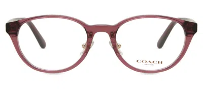 Coach Hc6152d Asian Fit Women's Glasses, Purple, Size 49
