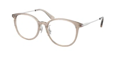 Coach Hc6160d Asian Fit 5887 Women's Glasses Clear Size 53 - Free Lenses - Blue Light Block Available In Gray