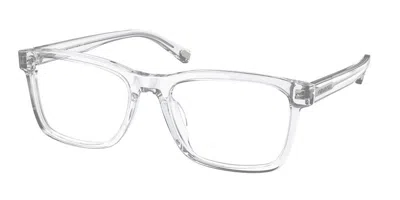 Coach Hc6166u C2104 Men's Glasses, Clear, Size 54 In Transparent