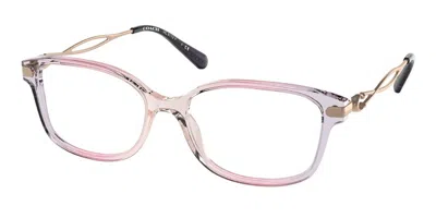 Coach Hc6172f Asian Fit Women's Glasses, Purple, Size 54