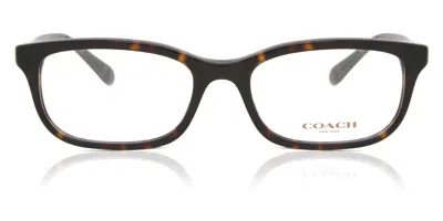 Coach Hc6174 5120 Occhiali Da Vista Tartarugatishell Per Donna (solo Montatura) In Metallic