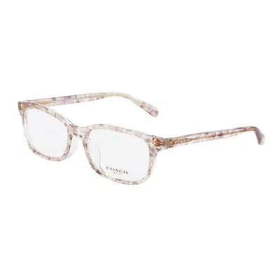 Coach Hc6174f 5695 Transparent Pink Floral Print 54mm