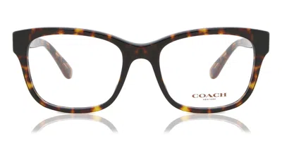 Coach Hc6197u Women's Glasses, Tortoiseshell, Size 53 In Brown