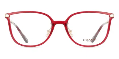 Coach Hc6214d Asian Fit Women's Glasses, Clear, Size 55