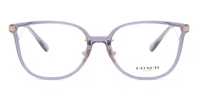 Coach Hc6214d Asian Fit Women's Glasses, Purple, Size 55