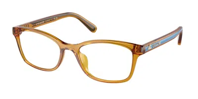 Coach Hc6216f Asian Fit Women's Glasses, Brown, Size 54