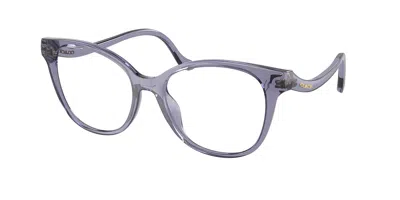 Coach Hc6218u Women's Glasses, Purple, Size 54