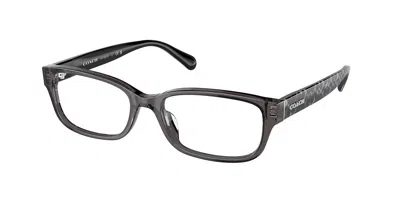 Coach Hc6222u Women's Glasses, Clear, Size 51 In Gray