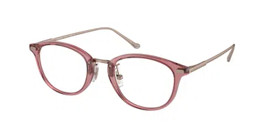 Coach Hc6230d Asian Fit Women's Glasses, Pink, Size 48