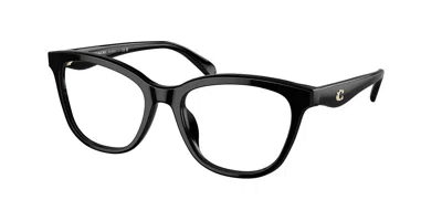 Coach Hc6232u Women's Glasses, Black, Size 53