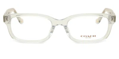 Coach Hc6233u Women's Glasses, Clear, Size 50 In Transparent