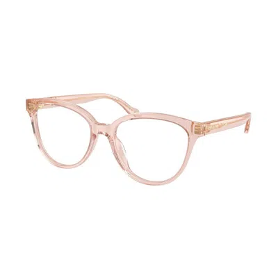 Coach Hc6234u 5668 Transparent Dusty Rose 53mm In Neutral