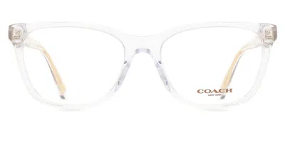 Coach Hc6235u Women's Glasses, Clear, Size 53 In Transparent