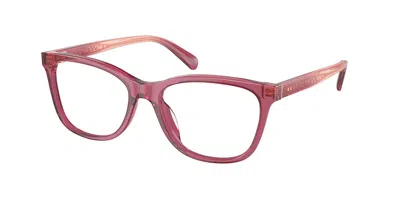 Coach Hc6235u Women's Glasses, Red, Size 53 In Pink