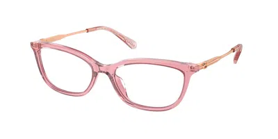 Coach Hc6237u Women's Glasses, Pink, Size 54