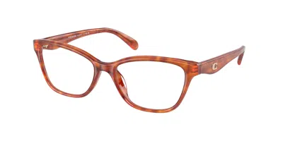 Coach Hc6243f Asian Fit Women's Glasses, Tortoiseshell, Size 57 In Brown