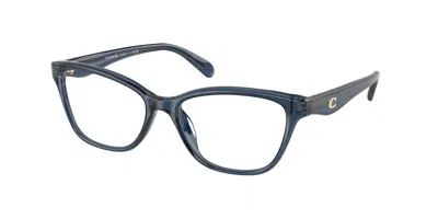 Coach Hc6243u Women's Glasses, Blue, Size 49