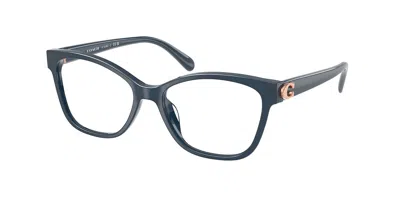 Coach Hc6246u Women's Glasses, Blue, Size 53