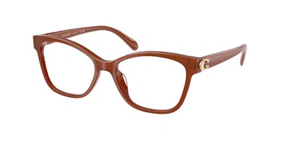 Coach Hc6246u Women's Glasses, Brown, Size 53