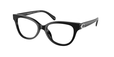 Coach Hc6247u Women's Glasses, Black, Size 51