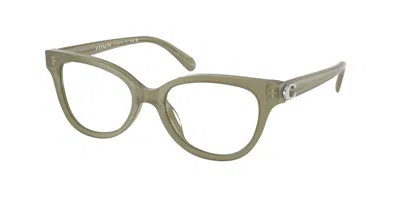 Coach Hc6247u Women's Glasses, Green, Size 51