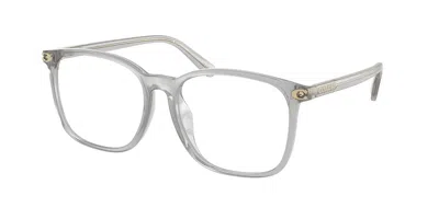 Coach Hc6254bd Asian Fit Women's Glasses, Clear, Size 55